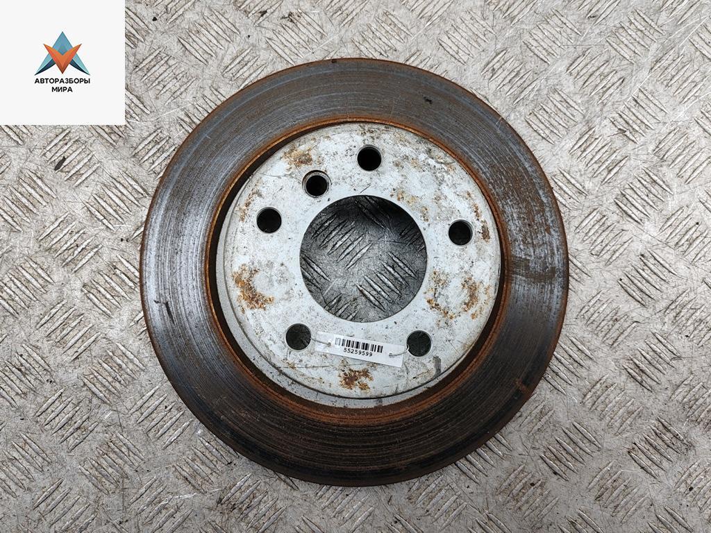 диск тормозной задний BMW 3 серия E90/E91/E92/E93 2007, 2.0 л., бензин, МКПП, синий, седан - фото №1