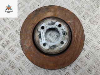 диск тормозной передний Renault Scenic 2 поколение 2004, 1.6 л., бензин, АКПП, синий, минивэн