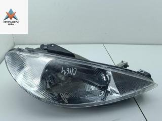 фара правая Peugeot 206 1 поколение [рестайлинг] 2002, 1.4 л., бензин, МКПП, серый, универсал