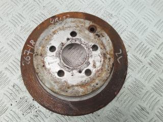 диск тормозной задний Toyota Prius 2 поколение 2005, 1.5 л., бензин, АКПП, хетчбэк 5 дв.