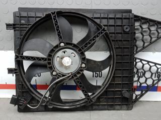 вентилятор радиатора Skoda Rapid 1 поколение 2014, 1.2 л., бензин, МКПП, хетчбэк 5 дв., 6R0959455E, 6R0121207Q