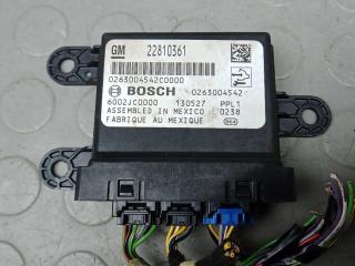 блок управления парктрониками Opel Zafira 3 поколение (C) 2013, 2.0 л., CDTi, дизель, АКПП, минивэн, 0263004542, 22810361