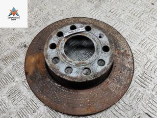 диск тормозной задний Volkswagen Touran 1 поколение 2003, 1.6 л., бензин, МКПП, синий, минивэн