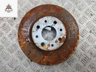 диск тормозной передний Fiat Doblo 1 поколение 2002, 1.6 л., бензин, МКПП, красный, фургон