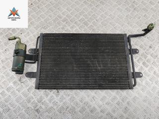 радиатор кондиционера Volkswagen Golf 4 поколение 1998, 1.6 л., бензин, АКПП, серый, хетчбэк 3 дв., 1J0820411D