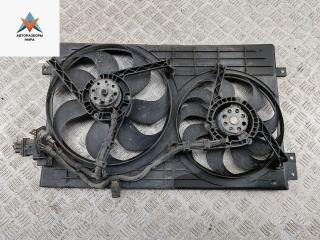 вентилятор радиатора Volkswagen Golf 4 поколение 1998, 1.6 л., бензин, АКПП, серый, хетчбэк 3 дв., 1J0121207C