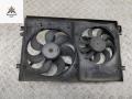 вентилятор радиатора Volkswagen Golf 4 поколение 1998, 1.6 л., бензин, АКПП, серый, хетчбэк 3 дв., 1J0121207C - фото №2