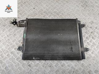 радиатор кондиционера Volkswagen Touran 1 поколение 2005, 2.0 л., бензин, МКПП, серый, минивэн