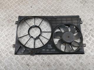 вентилятор радиатора Volkswagen Touran 1 поколение 2005, 2.0 л., бензин, МКПП, серый, минивэн