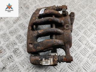 суппорт передний правый Peugeot 407 1 поколение 2004, 2.2 л., бензин, МКПП, серый, седан