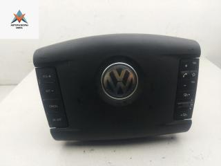 подушка безопасности водителя Volkswagen Touareg 1 поколение 2004, 5.0 л., дизель, АКПП, чёрный, внедорожник 5 дв., 7L6880201CN