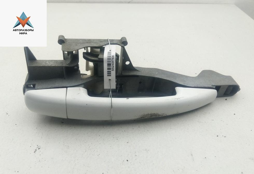 ручка наружная задняя правая Peugeot 308 T7 2009, 1.6 л., бензин, МКПП, белый, хетчбэк 5 дв., 9680168580 - фото №1