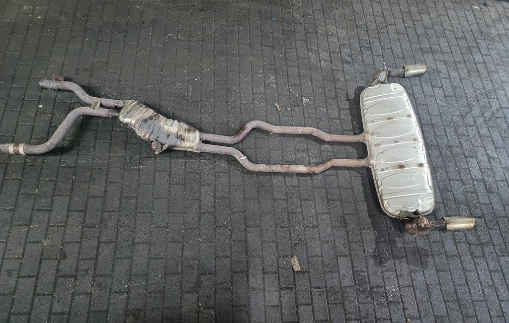 глушитель Audi Q7 4L 2006, 4.2 л., бензин, АКПП, серый, внедорожник 5 дв.