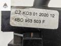 переключатель дворников Audi A6 4B/C5 1998, 2.4 л., бензин, МКПП, синий, универсал, 4B0953503F - фото №3