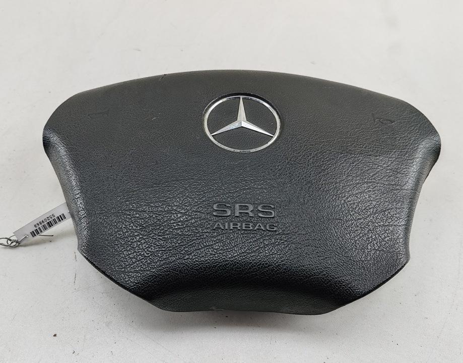 подушка безопасности водителя Mercedes-Benz M-Class ML W163 1999, 4.3 л., бензин, АКПП, чёрный, внедорожник 5 дв., 1634600198 - фото №1