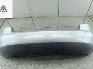 бампер задний Skoda Fabia 2 поколение (5J) 2008, серый, хетчбэк 5 дв.