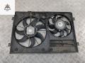вентилятор радиатора Volkswagen Passat B6 2007, 2.0 л., дизель, АКПП, серый, универсал, 1K0121207A - фото №2
