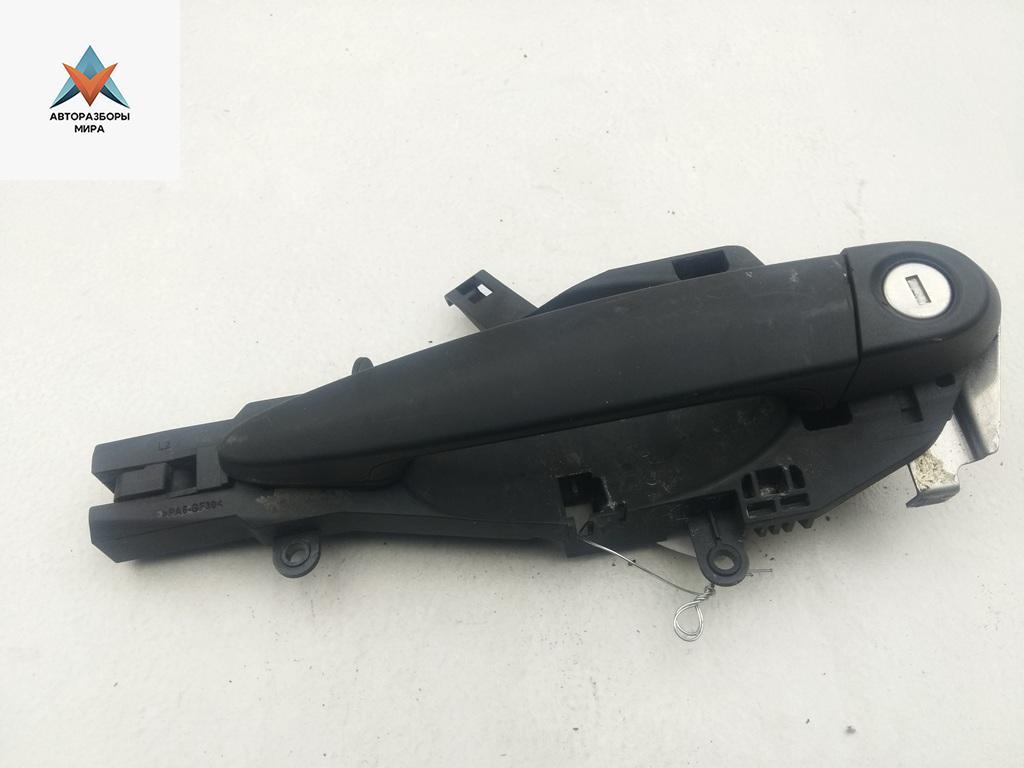 ручка наружная передняя левая BMW 3 серия E90/E91/E92/E93 2005, 2.0 л., бензин, МКПП, чёрный, универсал - фото №1