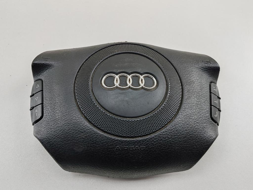 подушка безопасности водителя Audi A6 4B/C5 1998, 2.5 л., дизель, МКПП, красный, универсал, 4B0898201A - фото №1