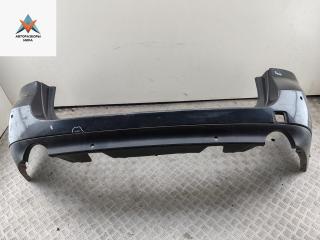 бампер задний Renault Laguna 3 поколение 2008, чёрный, универсал