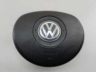 подушка безопасности водителя Volkswagen Touran 1 поколение [рестайлинг] 2006, 1.6 л., бензин, МКПП, чёрный, минивэн, 1T0880201E