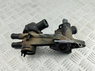 корпус термостата Volkswagen Touran 1 поколение 2003, 1.6 л., бензин, МКПП, синий, минивэн, 03C121111E