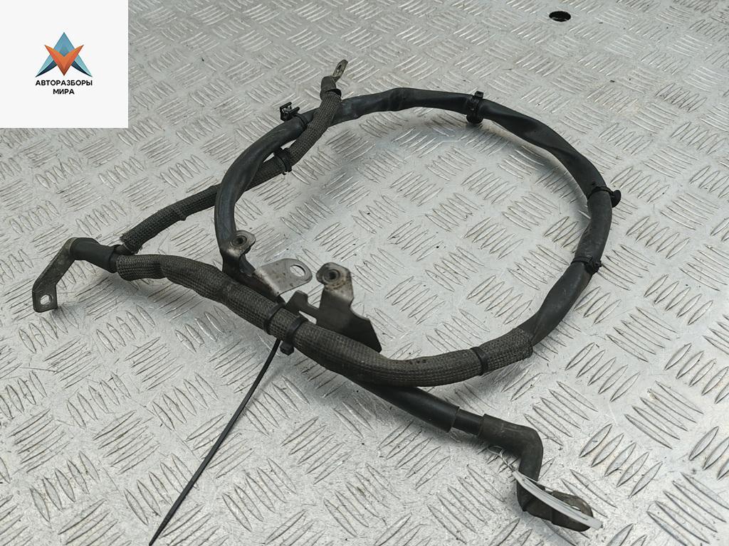 минусовой провод аккумулятора Audi Q7 4L 2006, 4.2 л., бензин, АКПП, серый, внедорожник 5 дв. - фото №1