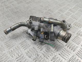 корпус термостата Renault Laguna 3 поколение 2008, 2.0 л., бензин, МКПП, чёрный, универсал