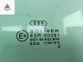 стекло двери задней правой Audi A6 Allroad Quattro C5 2000, 2.5 л., дизель, АКПП, зелёный, универсал - фото №2