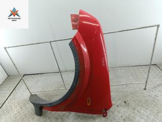 крыло переднее левое Ford Fusion 1 поколение [рестайлинг] 2005, 1.4 л., бензин, робот, красный, хетчбэк 5 дв.