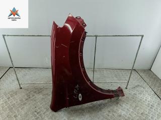 крыло переднее правое Nissan Qashqai 1 поколение [рестайлинг] 2013, 1.5 л., дизель, МКПП, красный, внедорожник 5 дв.