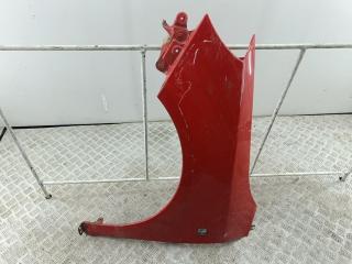 крыло переднее левое Skoda Fabia 2 поколение (5J) 2009, 1.2 л., бензин, МКПП, красный, универсал