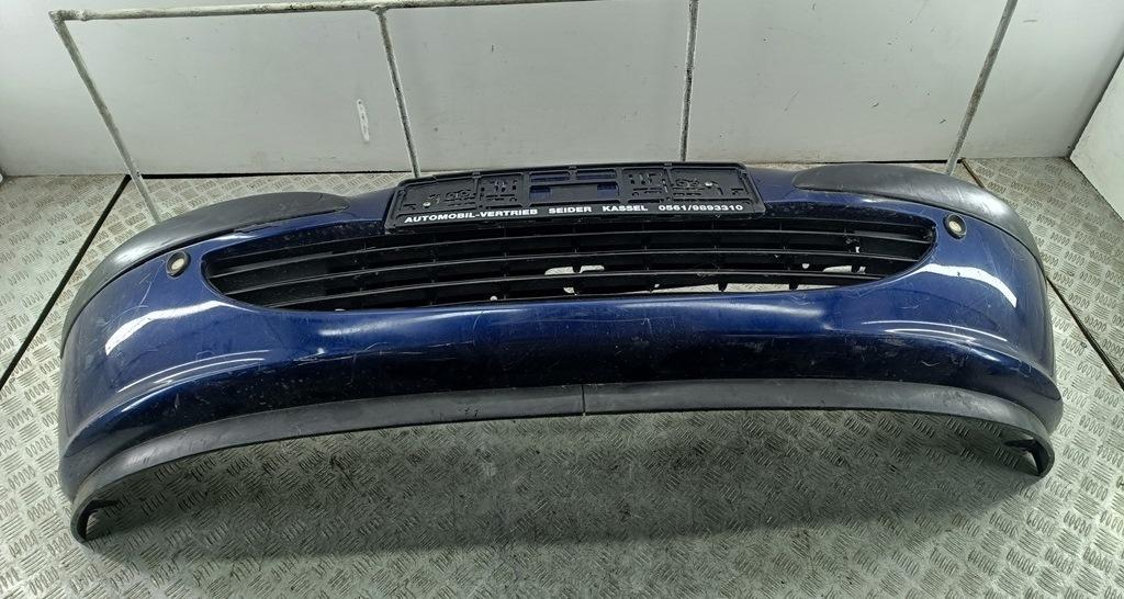 бампер передний Peugeot 307 2001, бензин, синий, хетчбэк 5 дв.