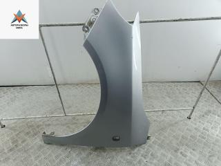 крыло переднее левое Skoda Fabia 2 поколение (5J) 2009, 1.2 л., бензин, МКПП, серый, хетчбэк 5 дв.