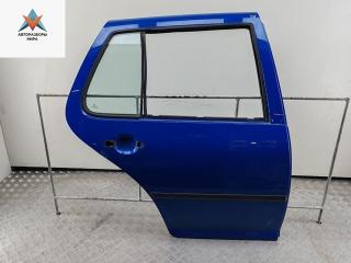 дверь сдвижная Volkswagen Golf 4 поколение 2002, синий, хетчбэк 5 дв.