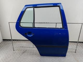 дверь сдвижная Volkswagen Golf-4 2002, синий, хетчбэк 5 дв.