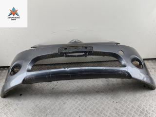 бампер передний Mitsubishi Grandis 1 поколение 2009, бензин, серый, минивэн