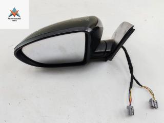 зеркало левое Nissan Qashqai 1 поколение [рестайлинг] 2013, 1.5 л., дизель, МКПП, красный, внедорожник 5 дв.