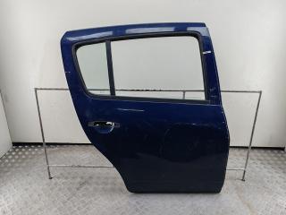дверь сдвижная Dacia (Renault) Sandero I 2009, синий, хетчбэк 5 дв.
