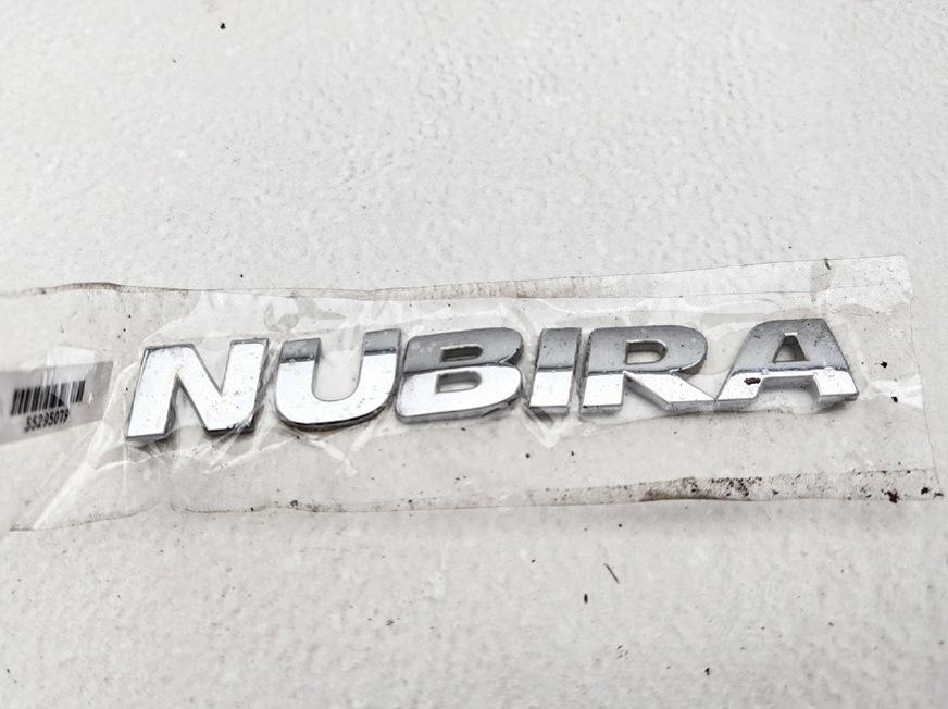 эмблема Chevrolet Nubira 1 поколение 2007, 2.0 л., дизель, МКПП, чёрный, универсал - фото №1