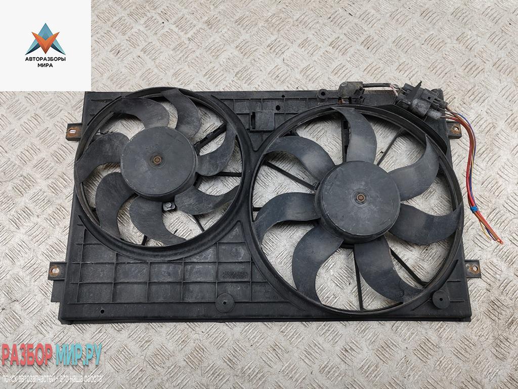 вентилятор радиатора Volkswagen Golf 5 поколение 2005, 1.4 л., бензин, МКПП, серый, хетчбэк 5 дв., 1K0121207T - фото №1