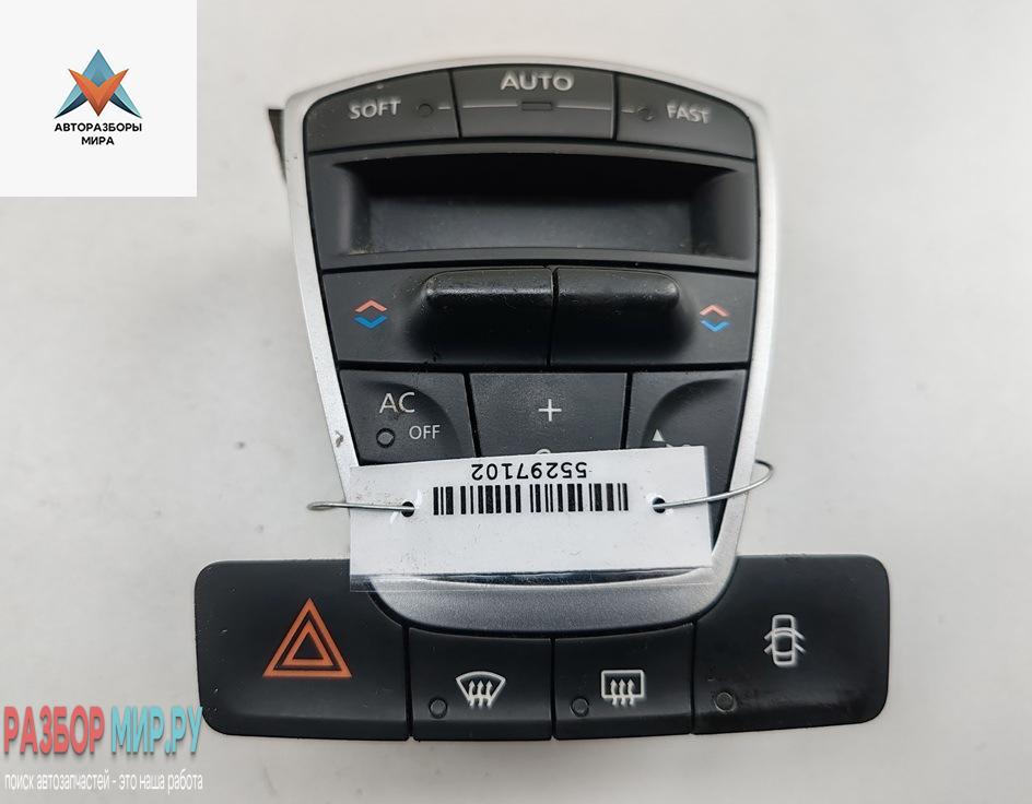 блок управления печки / климат-контроля Renault Laguna 3 поколение 2008, 2.0 л., дизель, АКПП, чёрный, универсал, 275100002R - фото №1