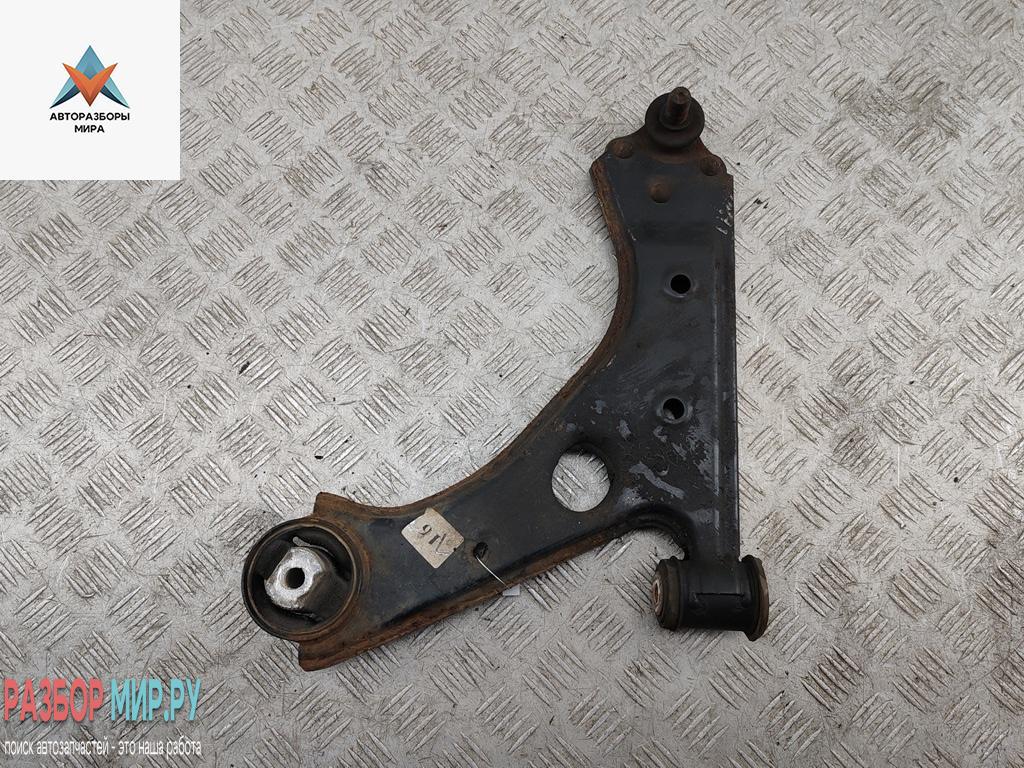 рычаг передний левый Fiat Grande Punto 1 поколение 2007, 1.3 л., дизель, МКПП, жёлтый, хетчбэк 3 дв. - фото №1