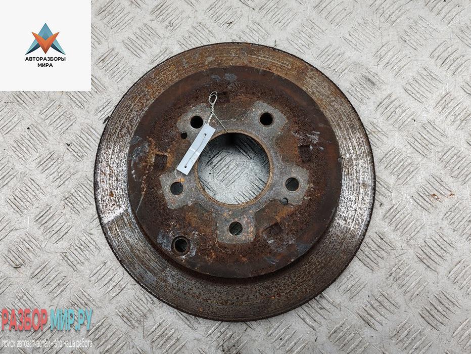 диск тормозной задний Mitsubishi Grandis 1 поколение 2009, 2.4 л., бензин, АКПП, серый, минивэн - фото №1