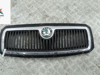 решетка радиатора Skoda Fabia 1 поколение (6Y) [рестайлинг] 2007, чёрный, универсал