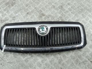 решетка радиатора Skoda Fabia mk1 (6Y) 2007, чёрный, универсал