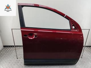 дверь сдвижная Nissan Qashqai 1 поколение [рестайлинг] 2013, красный, внедорожник 5 дв.