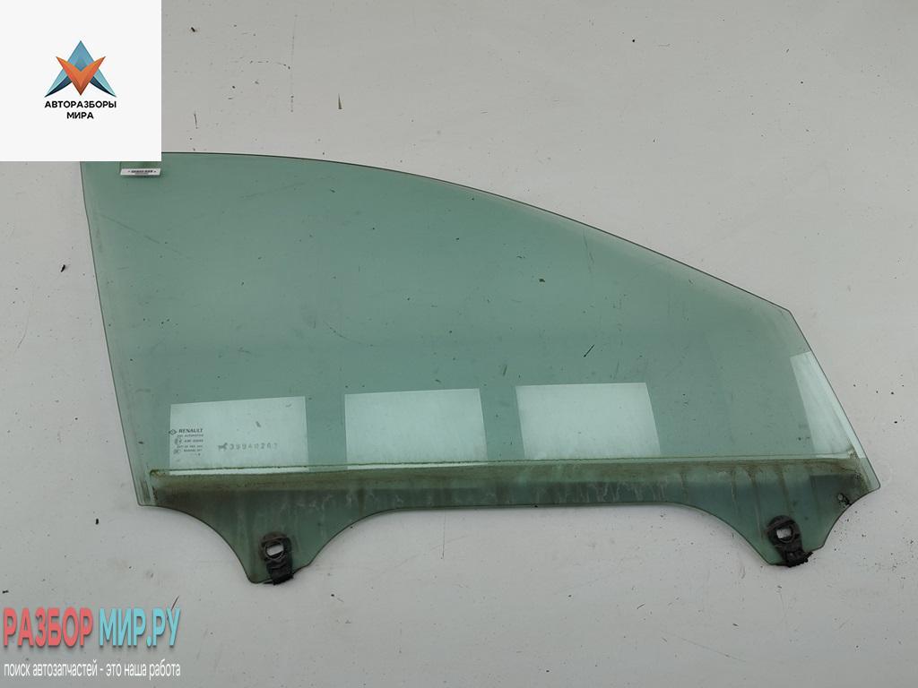 стекло двери передней правой Renault Laguna 3 поколение 2008, 2.0 л., дизель, АКПП, чёрный, универсал - фото №1