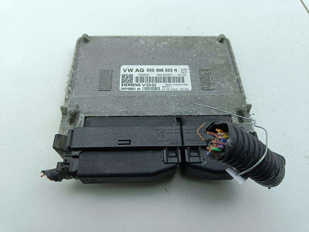 ЭБУ Skoda Fabia mk2 (5J) 2009, 1.2 л., бензин, МКПП, серый, хетчбэк 5 дв., 03D906023N, 5WP40851