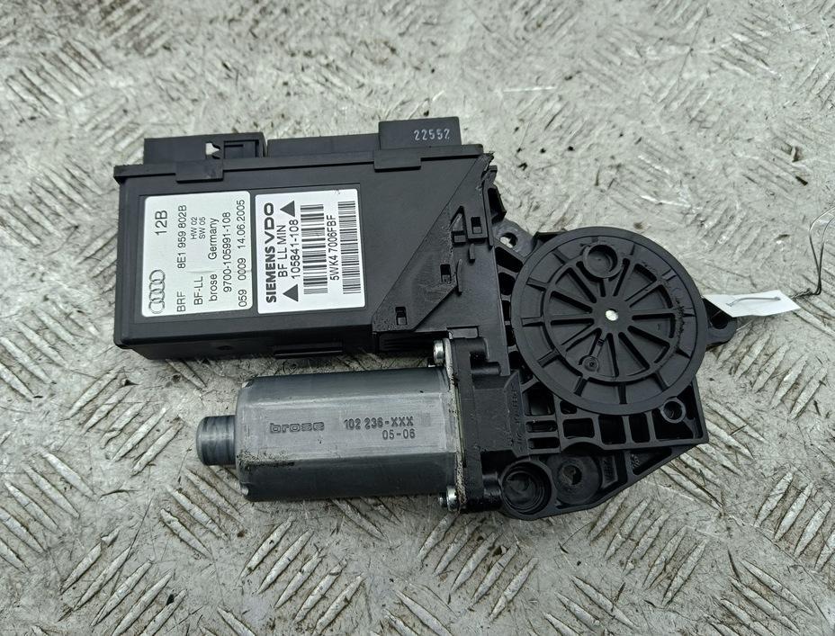 моторчик стеклоподъемника передний правый Audi A4 B7 2005, 3.2 л., бензин, АКПП, синий, универсал, 8E1959802B - фото №1